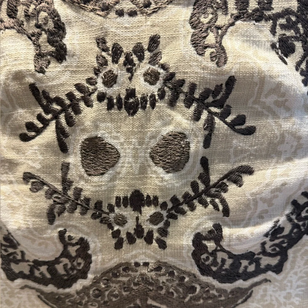 New! Kim Seybert Living Fringe Pillow Cover 26” Square